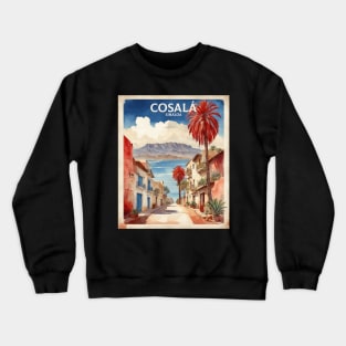 Cosala Sinaloa Mexico Vintage Tourism Travel Crewneck Sweatshirt